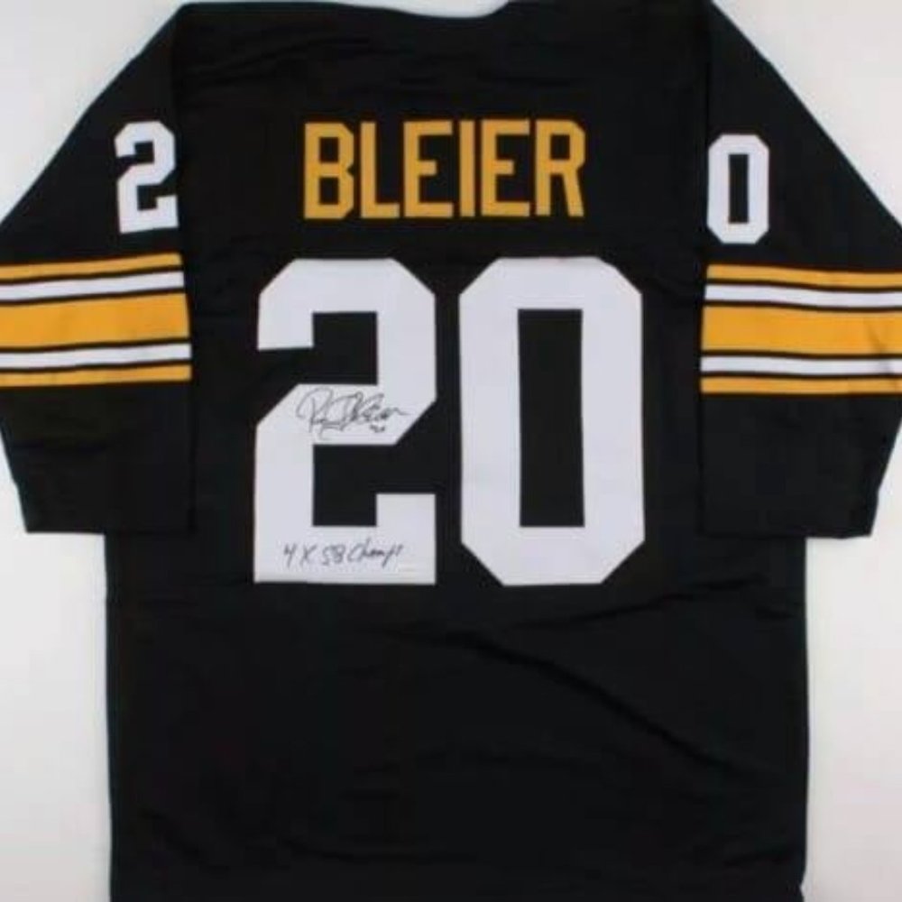 Pittsburgh Steelers Legendary FB Rocky Bleier XL Autographed Jersey with COA